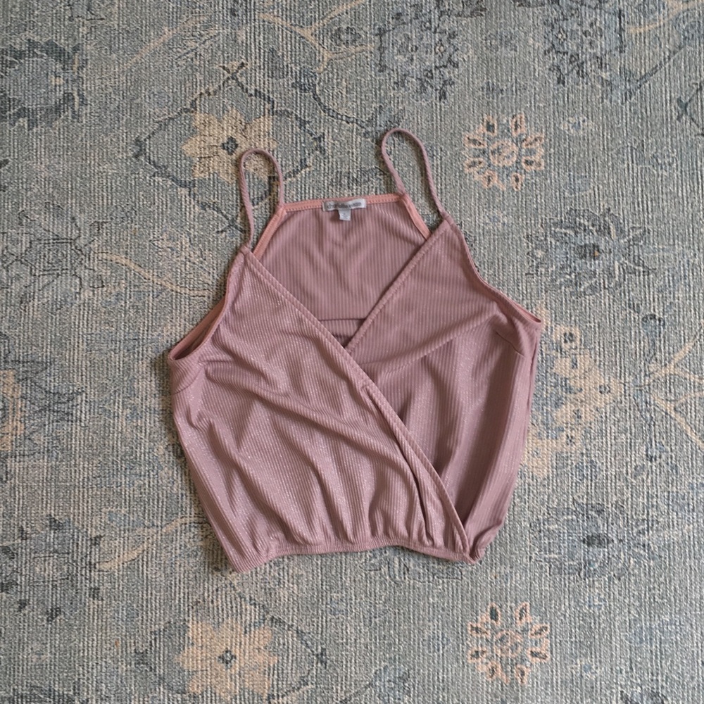 Shimmery Crop Top